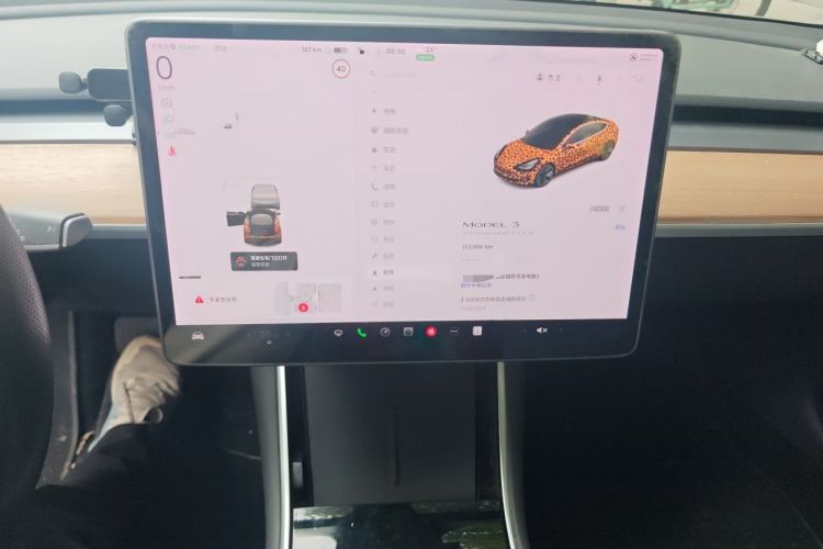 Used Tesla Model 3 2020 Standard Range Rear-Wheel Drive Upgraded Version Audio And AC Panel