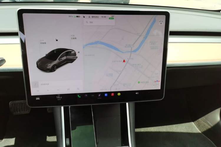 Used Tesla Model 3 2020 Standard Range Rear-Wheel Drive Upgraded Version Audio And AC Panel
