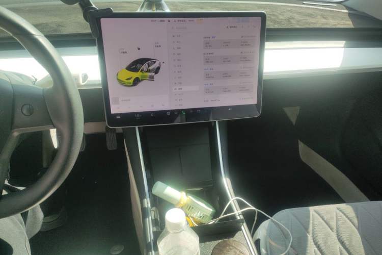Used Tesla Model 3 2020 Standard Range Rear-Wheel Drive Upgraded Version Audio And AC Panel