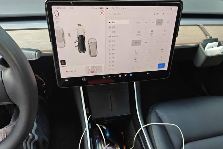 Used Tesla Model 3 2020 Standard Range Rear-Wheel Drive Upgraded Version Audio And AC Panel