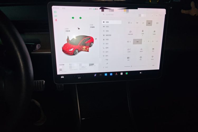 Used Tesla Model 3 2020 Standard Range Rear-Wheel Drive Upgraded Version Audio And AC Panel