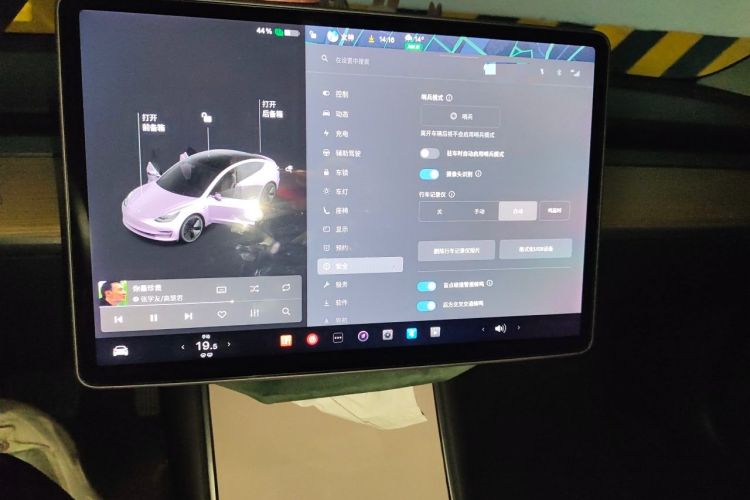 Used Tesla Model 3 2020 Revised Version Standard Range Rear-Wheel Drive – Upgraded Edition Audio And AC Panel