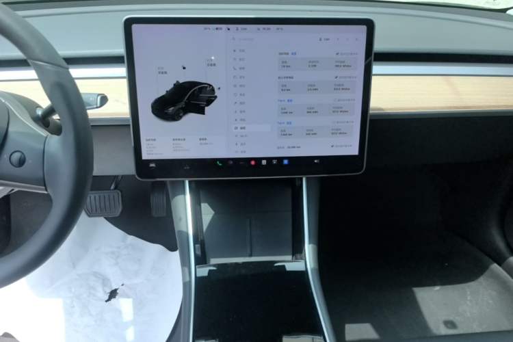 Used Tesla Model 3 2020 Standard Range Rear-Wheel Drive Upgraded Version Audio And AC Panel