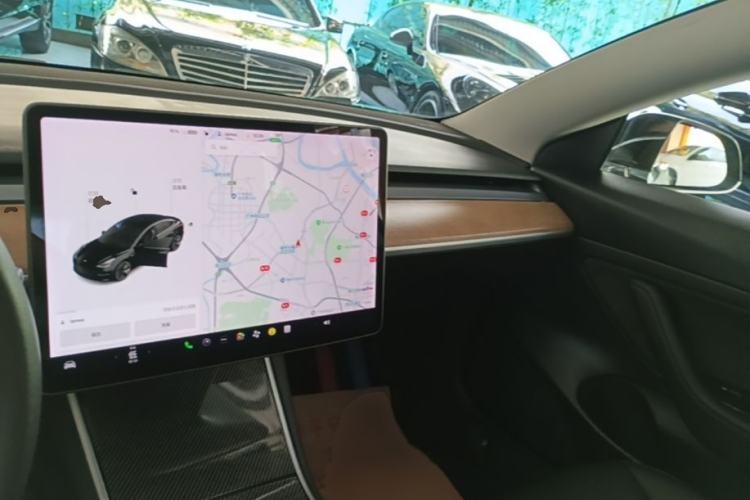 Used Tesla Model 3 2020 Standard Range Rear-Wheel Drive Upgraded Version Center Console