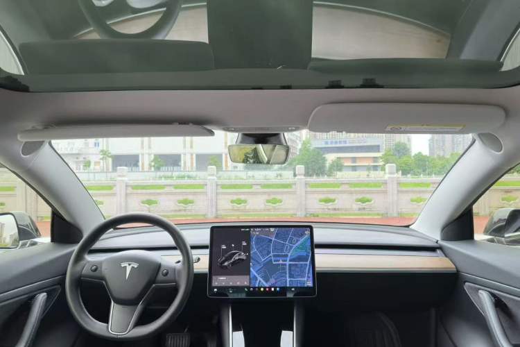 Used Tesla Model 3 2020 Revised Version Standard Range Rear-Wheel Drive – Upgraded Edition Center Console