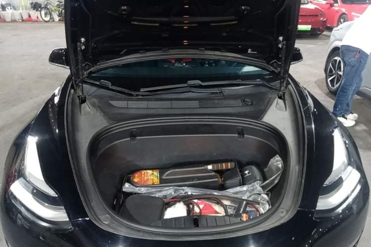 Used Tesla Model 3 2020 Refreshed Version Long-Range Rear-Wheel Drive Engine Bay