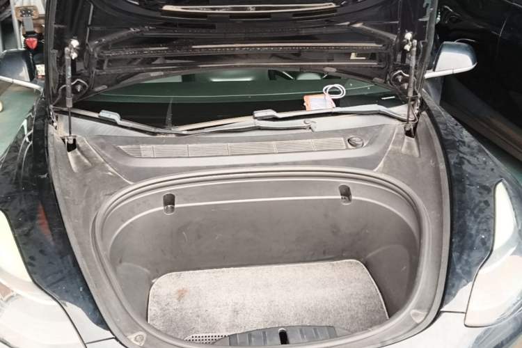Used Tesla Model 3 2020 Long-Range Rear-Wheel-Drive Version Engine Bay