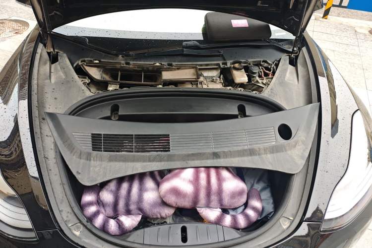 Used Tesla Model 3 2020 Refreshed Version Long-Range Rear-Wheel Drive Engine Bay