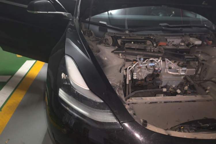 Used Tesla Model 3 2020 Revised Version Standard Range Rear-Wheel Drive – Upgraded Edition Engine Bay Right