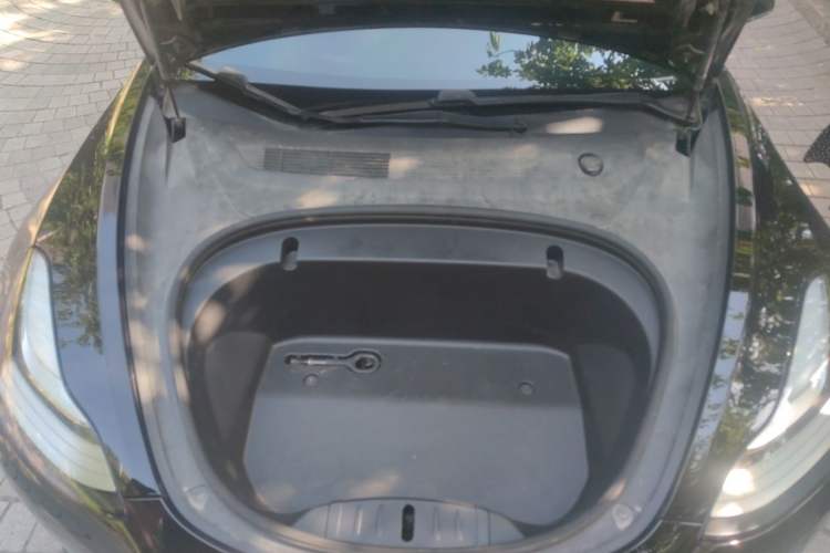 Used Tesla Model 3 2020 Long-Range Rear-Wheel-Drive Version Engine Bay