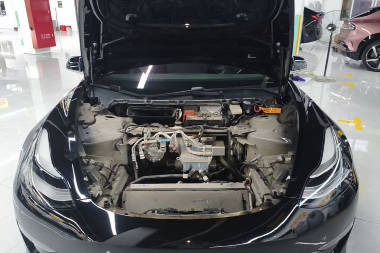 Used Tesla Model 3 2020 Refreshed Version Long-Range Rear-Wheel Drive Engine Bay