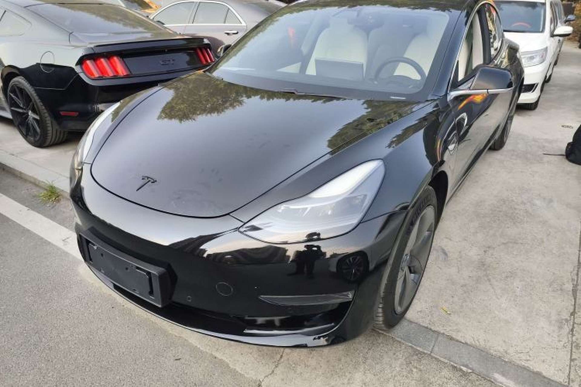 Used Tesla Model 3 2020 Refreshed Version Long-Range Rear-Wheel Drive Front Left 45 Deg