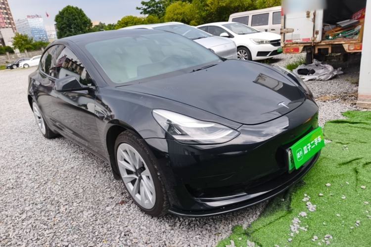 Used Tesla Model 3 2020 Standard Range Rear-Wheel Drive Upgraded Version Front Right 45 Deg