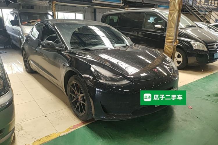 Used Tesla Model 3 2020 Standard Range Rear-Wheel Drive Upgraded Version Front Right 45 Deg