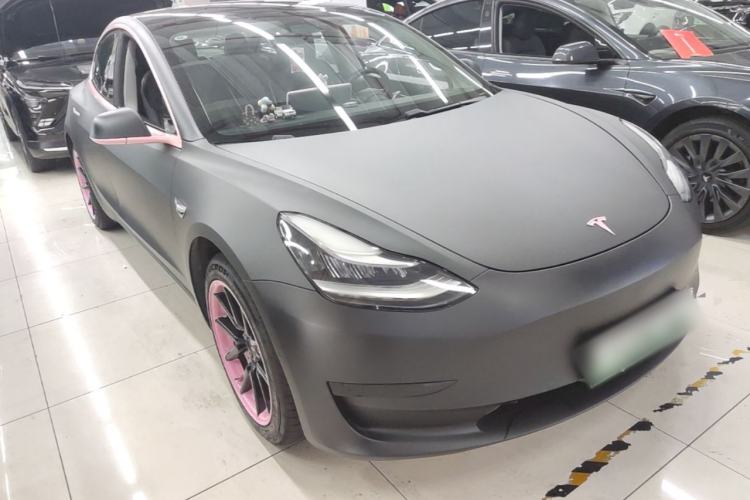Used Tesla Model 3 2020 Standard Range Rear-Wheel Drive Upgraded Version Front Right 45 Deg
