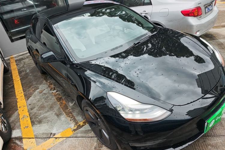 Used Tesla Model 3 2020 Refreshed Version Long-Range Rear-Wheel Drive Front Right 45 Deg