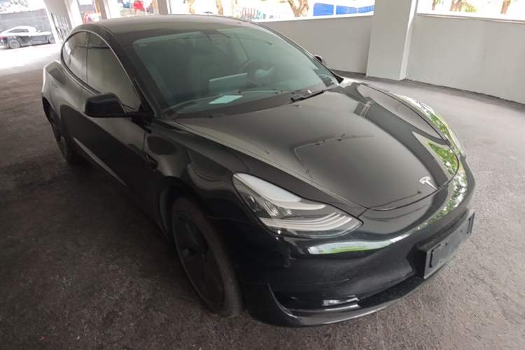 Used Tesla Model 3 2020 Standard Range Rear-Wheel Drive Upgraded Version Front Right 45 Deg