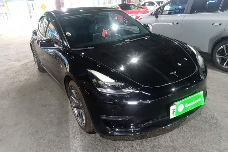 Used Tesla Model 3 2020 Refreshed Version Long-Range Rear-Wheel Drive Front Right 45 Deg