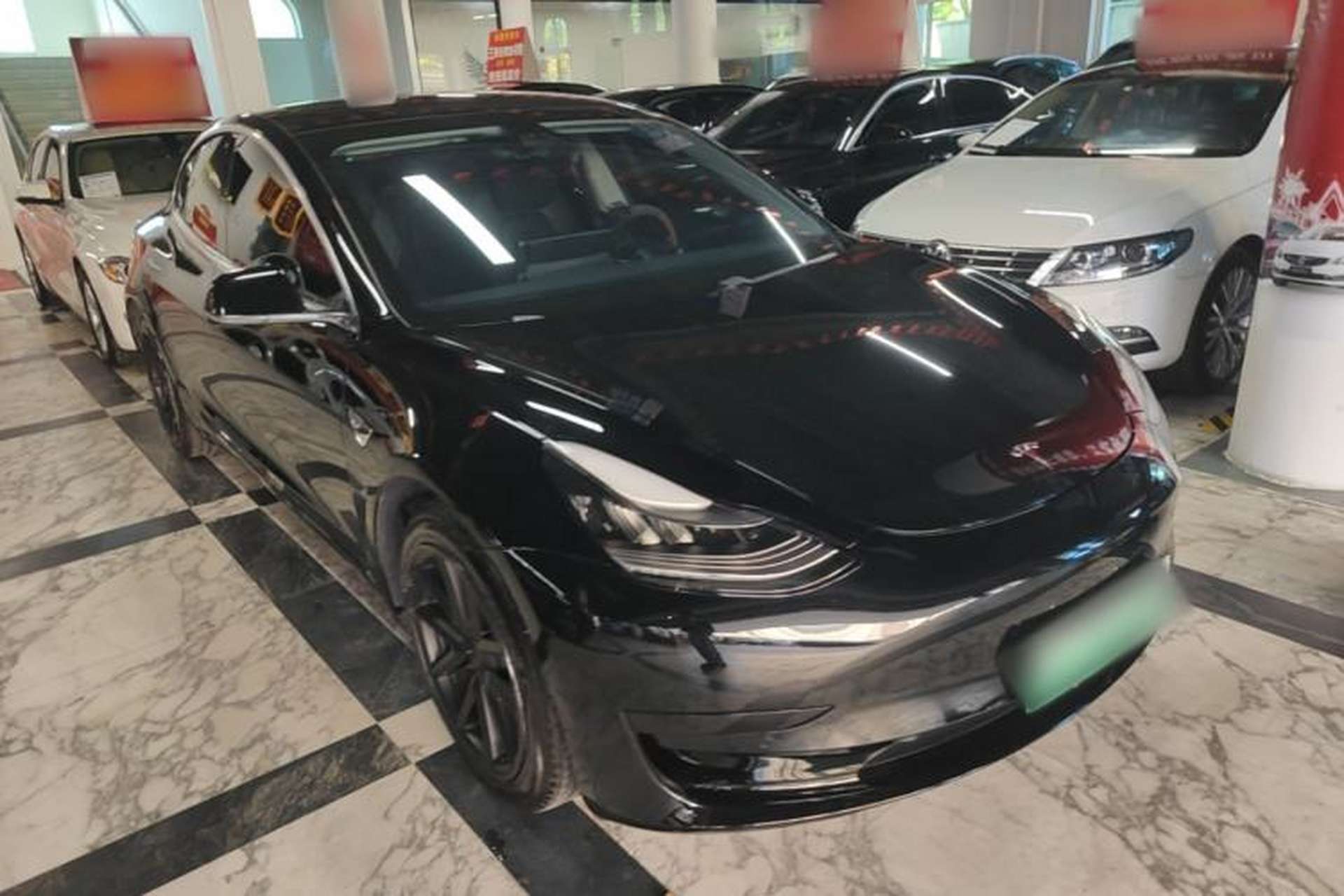 Used Tesla Model 3 2020 Standard Range Rear-Wheel Drive Upgraded Version Front Right 45 Deg