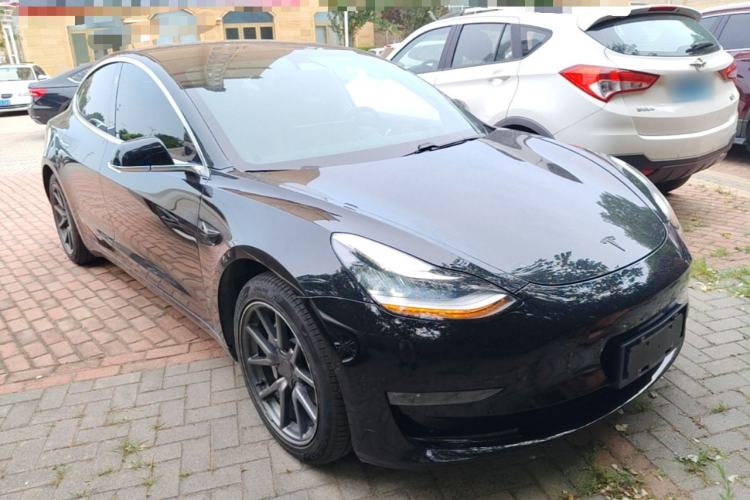 Used Tesla Model 3 2020 Refreshed Version Long-Range Rear-Wheel Drive Front Right 45 Deg