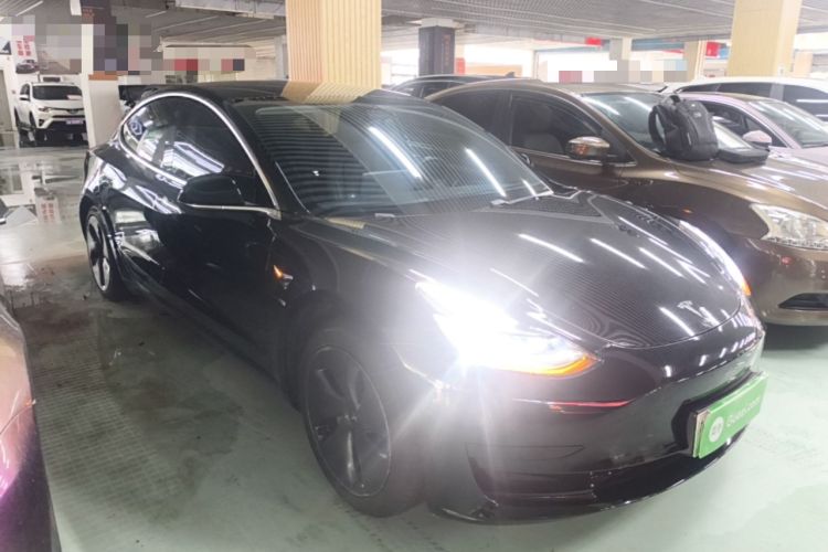 Used Tesla Model 3 2020 Standard Range Rear-Wheel Drive Upgraded Version Front Right 45 Deg