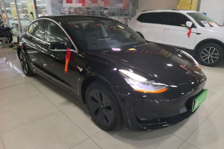 Used Tesla Model 3 2020 Standard Range Rear-Wheel Drive Upgraded Version Front Right 45 Deg
