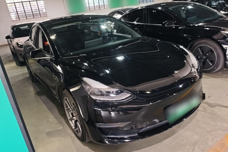 Used Tesla Model 3 2020 Refreshed Version Long-Range Rear-Wheel Drive Front Right 45 Deg