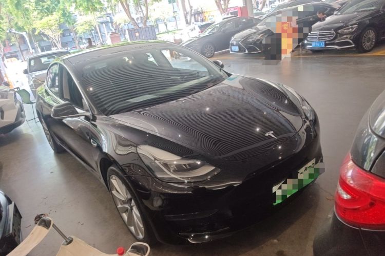 Used Tesla Model 3 2020 Refreshed Version Long-Range Rear-Wheel Drive Front Right 45 Deg