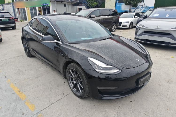 Used Tesla Model 3 2020 Refreshed Version Long-Range Rear-Wheel Drive Front Right 45 Deg