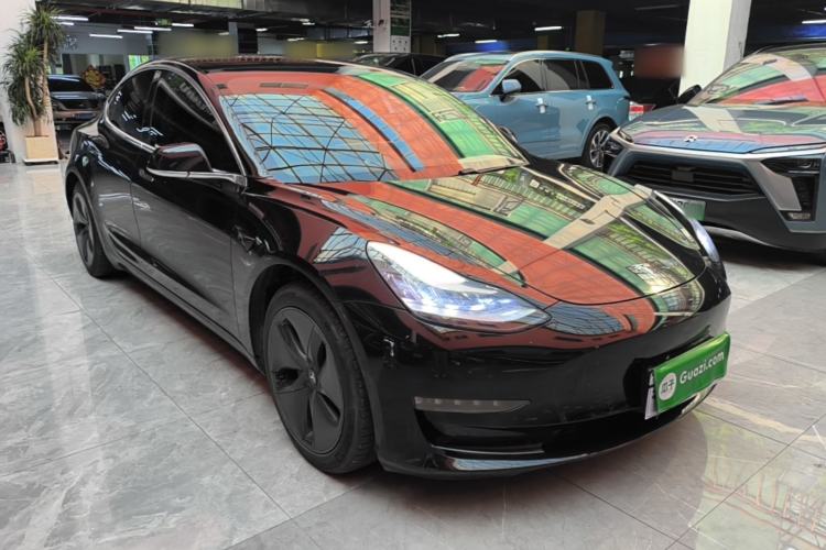 Used Tesla Model 3 2020 Standard Range Rear-Wheel Drive Upgraded Version Front Right 45 Deg