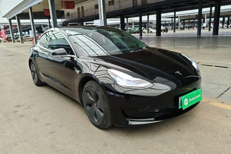 Used Tesla Model 3 2020 Standard Range Rear-Wheel Drive Upgraded Version Front Right 45 Deg