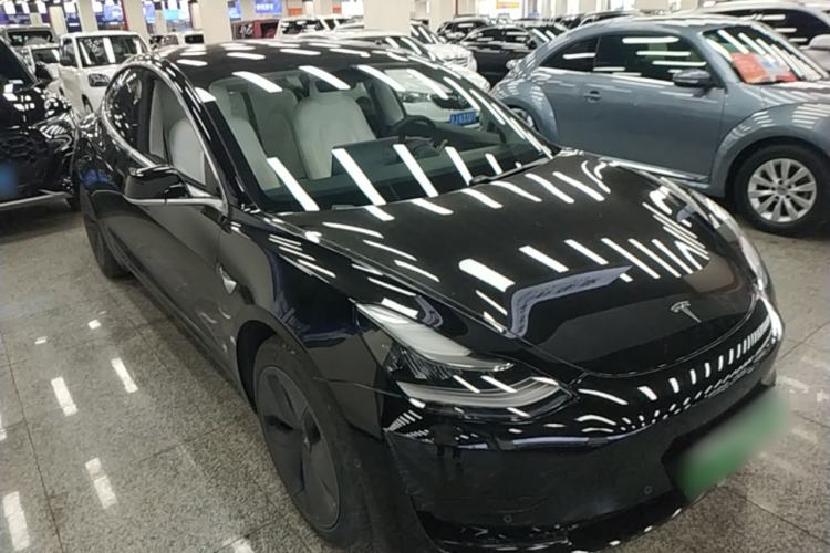 Used Tesla Model 3 2020 Standard Range Rear-Wheel Drive Upgraded Version Front Right 45 Deg