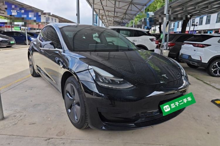 Used Tesla Model 3 2020 Standard Range Rear-Wheel Drive Upgraded Version Front Right 45 Deg