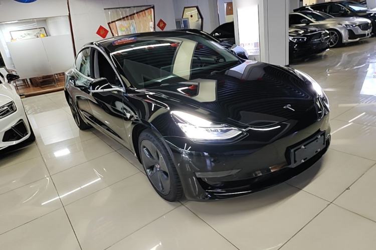 Used Tesla Model 3 2020 Refreshed Version Long-Range Rear-Wheel Drive Front Right 45 Deg
