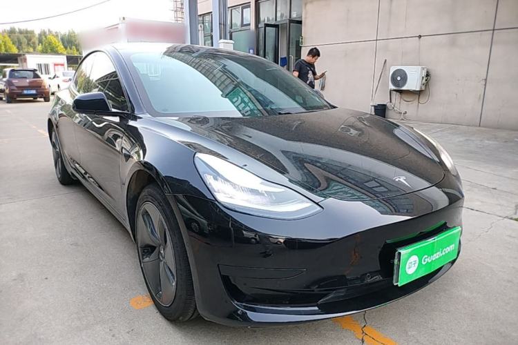 Used Tesla Model 3 2020 Standard Range Rear-Wheel Drive Upgraded Version Front Right 45 Deg