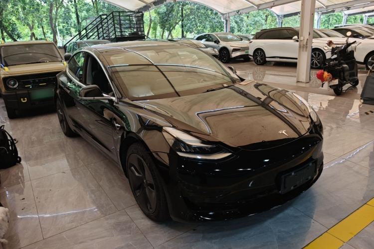 Used Tesla Model 3 2020 Standard Range Rear-Wheel Drive Upgraded Version Front Right 45 Deg