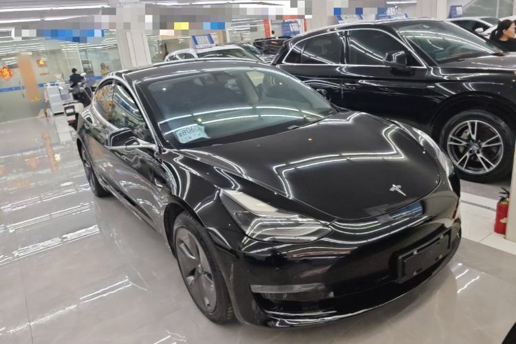 Used Tesla Model 3 2020 Refreshed Version Long-Range Rear-Wheel Drive Front Right 45 Deg