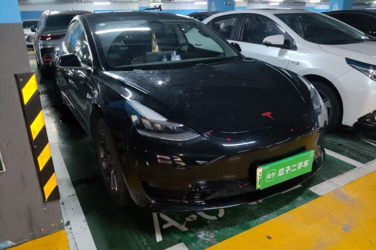 Used Tesla Model 3 2020 Standard Range Rear-Wheel Drive Upgraded Version Front Right 45 Deg