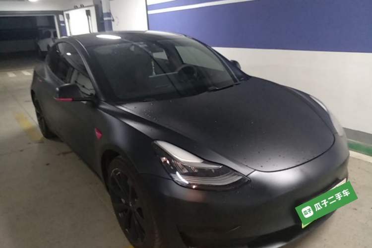 Used Tesla Model 3 2020 Standard Range Rear-Wheel Drive Upgraded Version Front Right 45 Deg