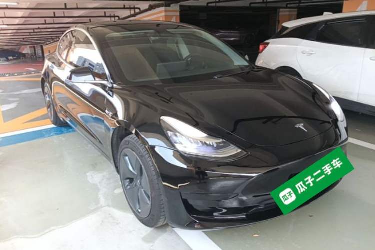 Used Tesla Model 3 2020 Standard Range Rear-Wheel Drive Upgraded Version Front Right 45 Deg