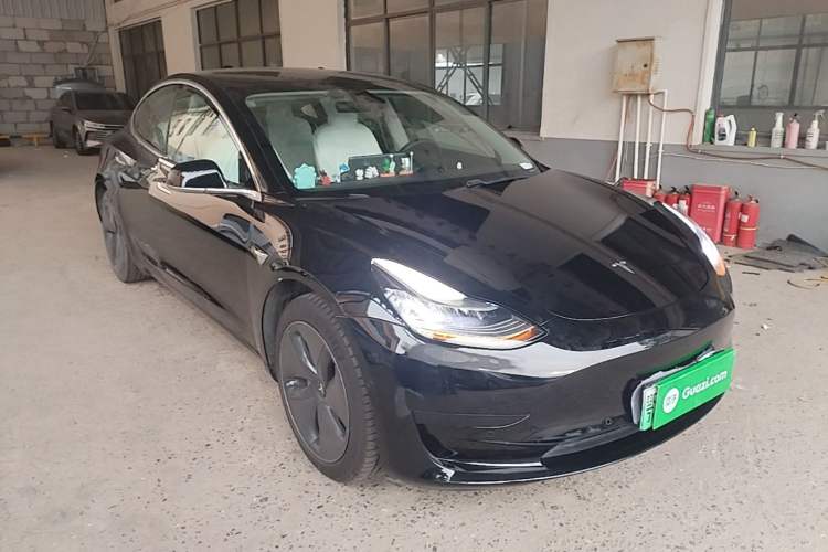 Used Tesla Model 3 2020 Standard Range Rear-Wheel Drive Upgraded Version Front Right 45 Deg