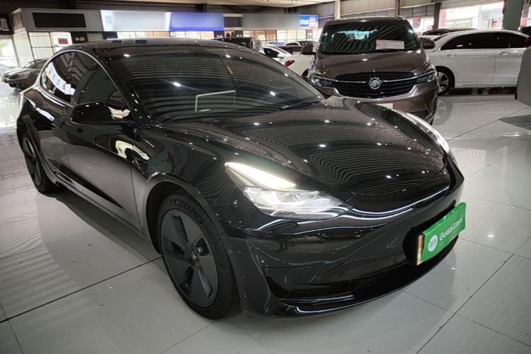 Used Tesla Model 3 2020 Refreshed Version Long-Range Rear-Wheel Drive Front Right 45 Deg