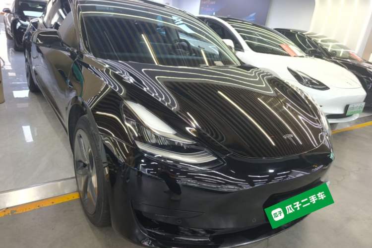Used Tesla Model 3 2020 Standard Range Rear-Wheel Drive Upgraded Version Front Right 45 Deg