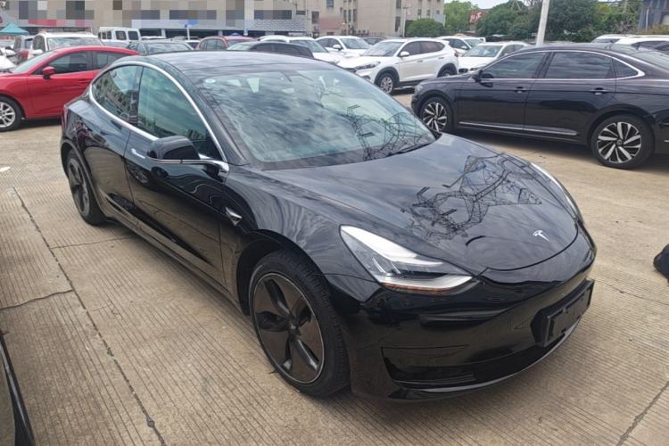 Used Tesla Model 3 2020 Standard Range Rear-Wheel Drive Upgraded Version Front Right 45 Deg
