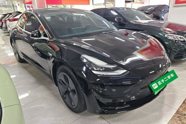 Used Tesla Model 3 2020 Standard Range Rear-Wheel Drive Upgraded Version Front Right 45 Deg