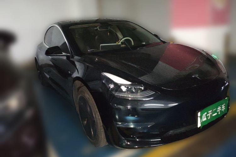 Used Tesla Model 3 2020 Refreshed Version Long-Range Rear-Wheel Drive Front Right 45 Deg