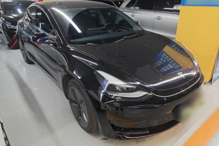 Used Tesla Model 3 2020 Standard Range Rear-Wheel Drive Upgraded Version Front Right 45 Deg