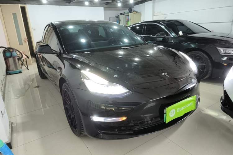 Used Tesla Model 3 2020 Standard Range Rear-Wheel Drive Upgraded Version Front Right 45 Deg