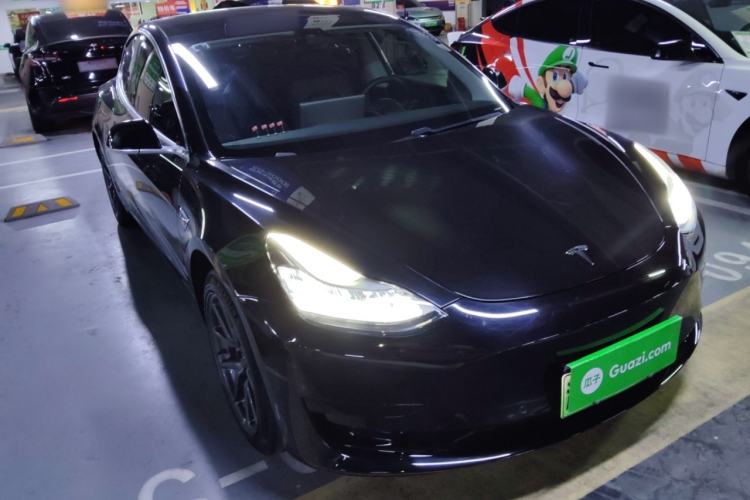 Used Tesla Model 3 2020 Standard Range Rear-Wheel Drive Upgraded Version Front Right 45 Deg