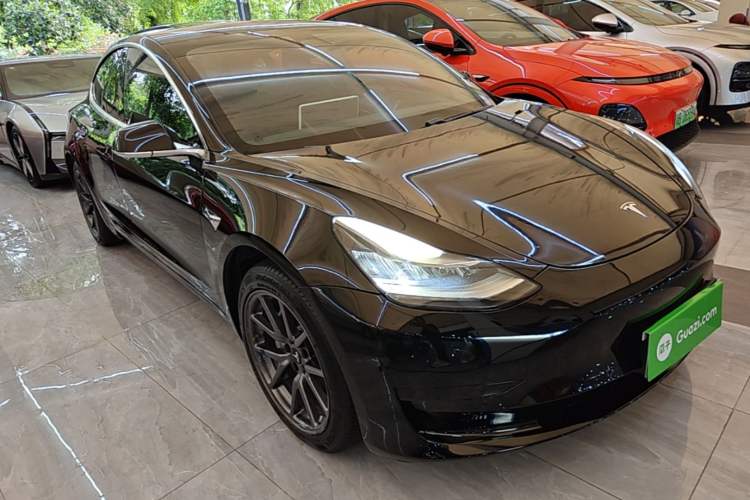 Used Tesla Model 3 2020 Standard Range Rear-Wheel Drive Upgraded Version Front Right 45 Deg